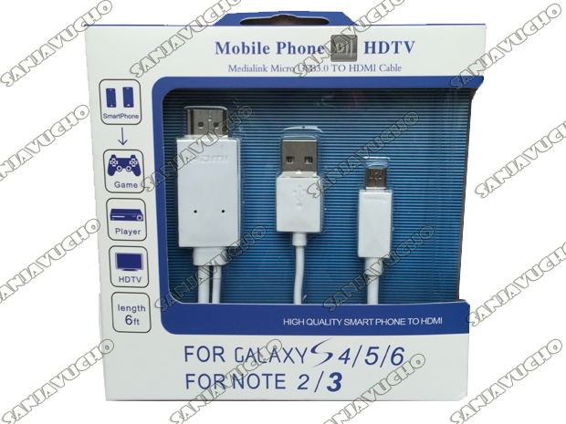 &u+ CABLE ADAPTADOR MICRO USB A MHL HDMI MULTIMEDIA